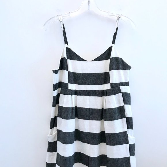 Mara Hoffman Easy Jumpsuit Stripe Black and White - Picture 3 of 9